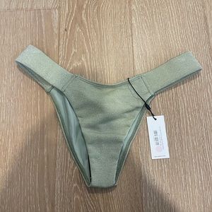 MONTCE Jade sparkle added coverage uno bikini bottom